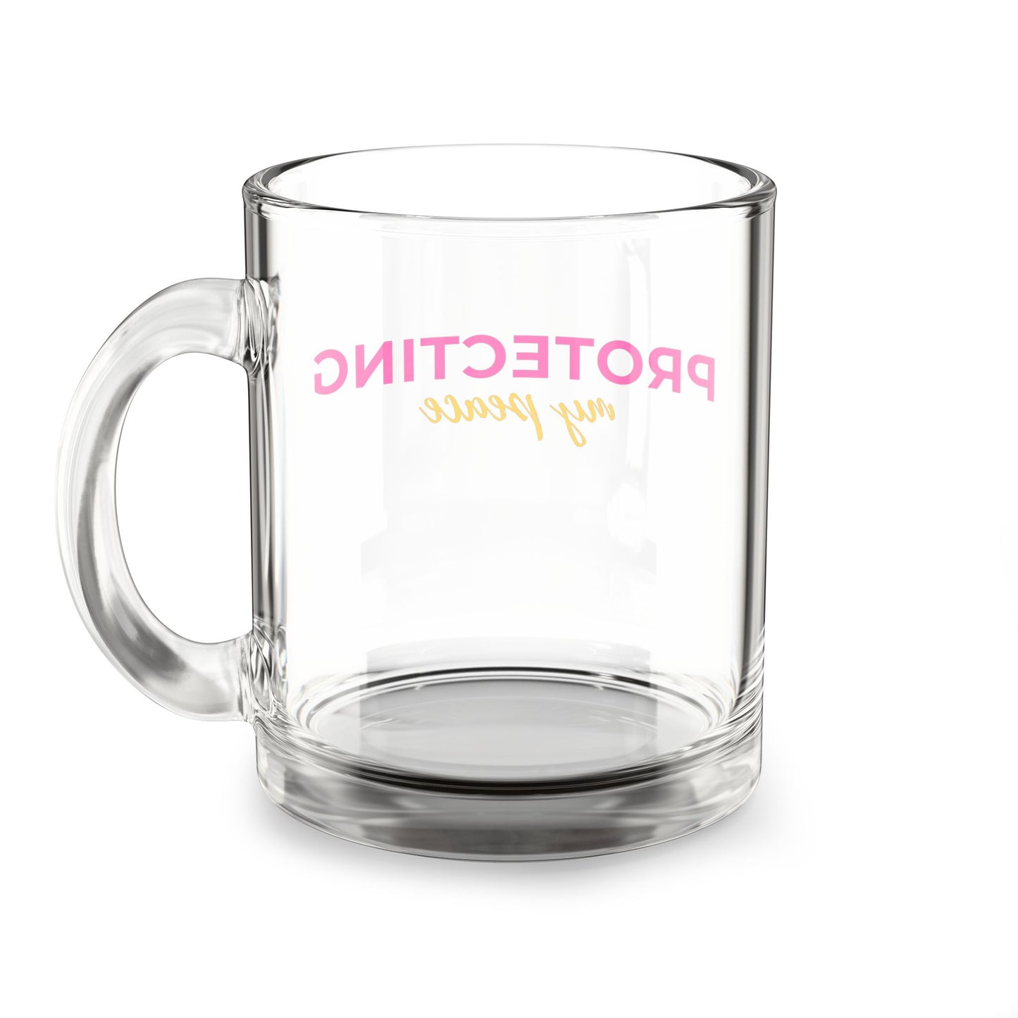 Protecting My Peace Glass Mug