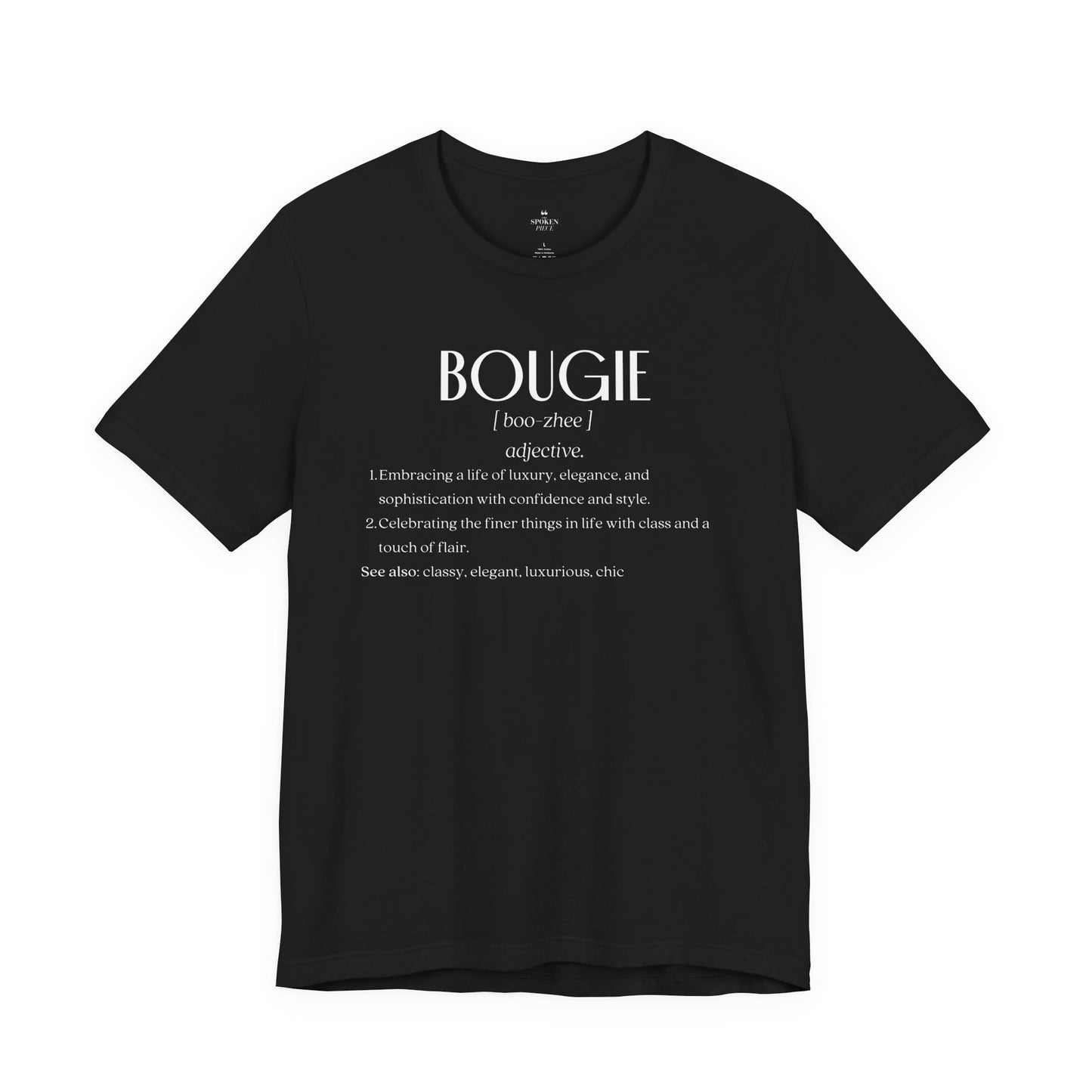 Bougie Definition Tee | The Definitive Collection | The Spoken Piece