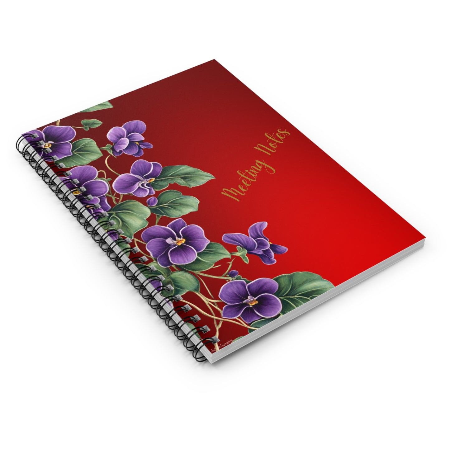 African Violet Meeting Notes Spiral