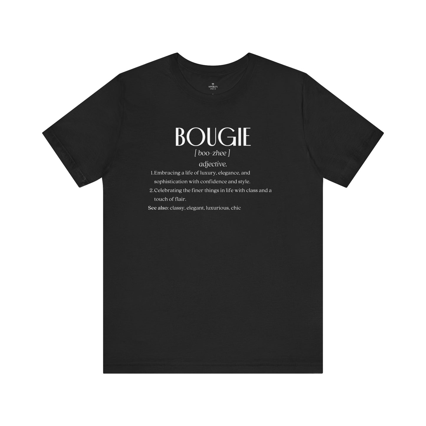 Bougie Definition Tee | The Definitive Collection | The Spoken Piece