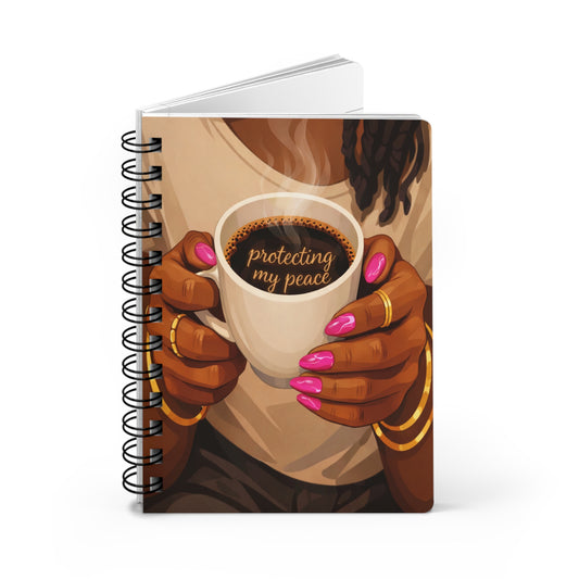 Protecting My Peace — Premium Spiral Journal for Black Women | The Spoken Piece