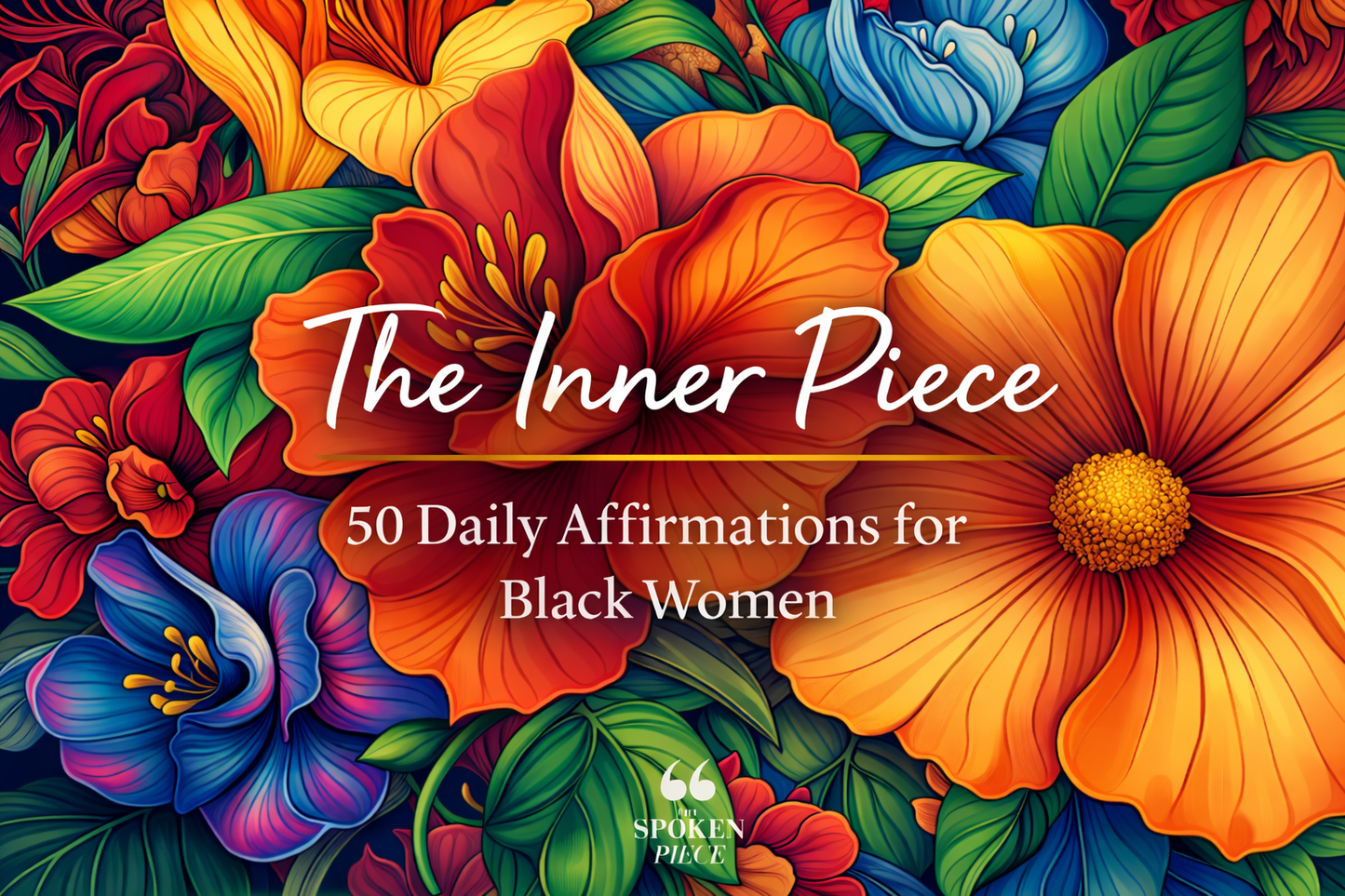 The Inner Piece — 50 Daily Affirmation Cards for Black Women  | The Spoken Piece